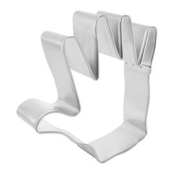 R&M International Corp 1 in. W X 4 in. L Right Hand Cookie Cutter Silver 1 pc