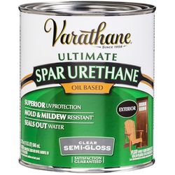 Varathane Ultimate Semi-Gloss Clear Transparent Oil-Based Spar Urethane 1 qt