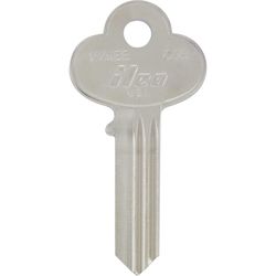 HILLMAN Traditional Key House/Office Key Blank 113 Single For Corbin Locks Silver