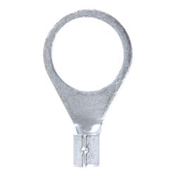 Jandorf 12-10 Ga. Uninsulated Wire Ring Terminal Silver 5 pk