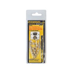 Eazypower Isomax Round Birch Head Plug 1/4 in. D 20 pk