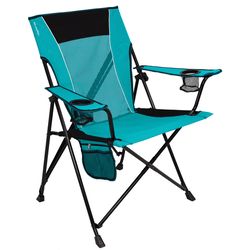 Kijaro Dual Lock 1-Position Turquoise Camping Folding Chair