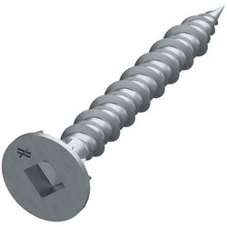 Simpson Strong-Tie No. 9 X 1-5/8 in. L Square Galvanized Coarse Cement Board Screws 1500 pk