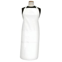 Ritz 2 pocket White Cotton Solid Apron