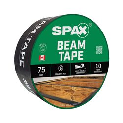 SPAX 3-1/4 in. W X 75 ft³ L Polyethylene Self Adhesive Deck Flashing Black