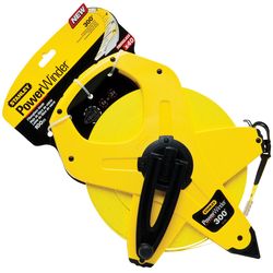 Stanley PowerWinder 300 ft. L X 0.5 in. W Open Reel Long Tape Measure 1 pk
