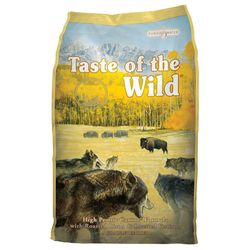 Taste of the Wild High Prairie All Ages Roasted Bison &amp; Venison Dry Dog Food Grain Free 14 lb