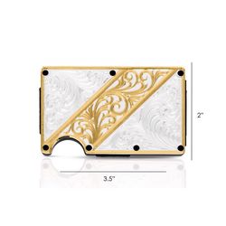 Montana Silversmiths Golden Hour Credit Card Case and Cash Clip 1 pk