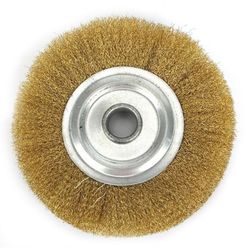 JMK Illinois Industrial Tool Wire Wheel Brush Set Brass 4500 rpm 5 pc