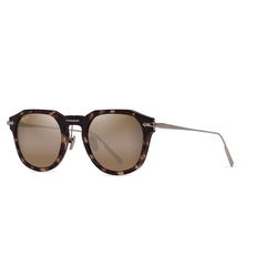 Maui Jim Alika Sunglasses Unisex Tortoise w/Gold Frame HCL Bronze Lens Polarized