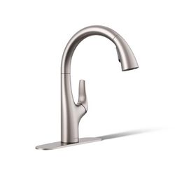 Sterling Tena One Handle Vibrant Stainless Pull-Down Kitchen Faucet