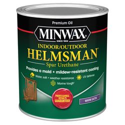 Minwax Helmsman Warm Satin Clear Solvent-Based Spar Urethane 1 qt