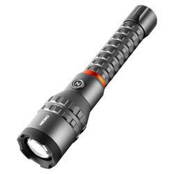 NEBO 7500 lm Storm Gray LED Rechargeable Rechargeable Flashlight 26650 Battery