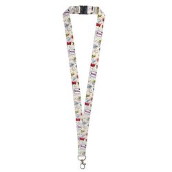 Lucky Line Nylon Blue/Green/White Lanyard