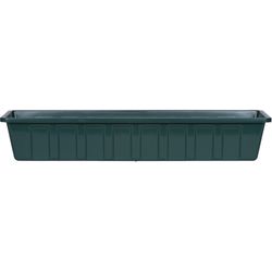 Novelty Poly Pro 5 in. H X 30 in. W X 8 in. D PP Plastic Poly Pro Flower Box Green