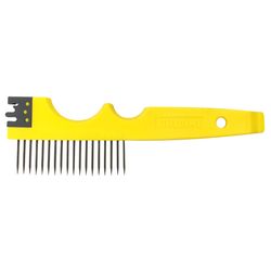 Allway 5 in. L Yellow Plastic/Steel Paint Brush Cleaning Comb
