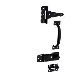 National Hardware Black Steel Shed Kit 1 pk