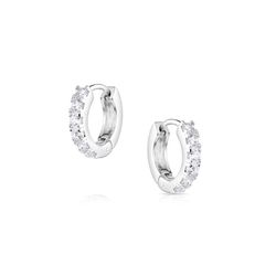 Montana Silversmiths Women's Darling Hoop Silver Earrings