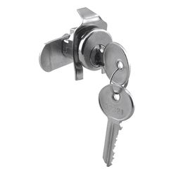 Prime-Line Brushed Nickel Steel Counter Clockwise Mailbox Lock For Cutler Locks 2