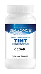 Seal Once Cedar Water-Based Stain Tint 4 oz