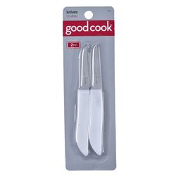 Good Cook 3 in. L Stainless Steel Paring Knife Set 2 pc