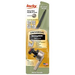 Korky Tank Lever Black/Silver Brushed Nickel For Universal