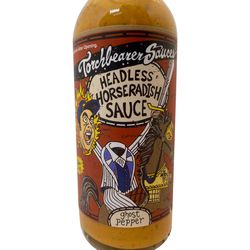 Torchbearer Sauces spicy horseradish Hot Sauce 5 oz