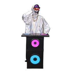 Haunted Hill Farm 5.6 ft. DJ Skeleton Animatronic