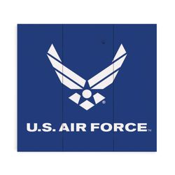 P Graham Dunn 10 in. H X 10.5 in. L Blue/White Wood Air Force Tabletop Decor
