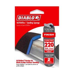 Diablo ULTRAflex 7 in. L X 4-4/5 in. W 220 Grit Ultra Fine Block Sanding Sponge