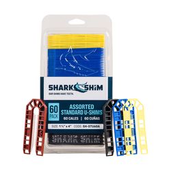 Shark Shim 1.7 in. W X 4 in. L Hard Plastic Shims 60 pk