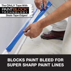 Shurtape Frogtape 1.41 in. W X 60 yd L Blue Medium Strength Painter's Tape 1 pk