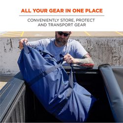Ergodyne Arsenal Blue Duffle Bag 14 in. H X 35 in. W