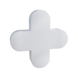 QEP .9 in. H X 0.9 in. W X .12 in. L Plastic Tile Spacer 200 pc