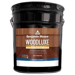 Benjamin Moore Woodluxe Translucent Natural Penetrating Oil Waterproofing Wood Stain and Sealer 5 ga