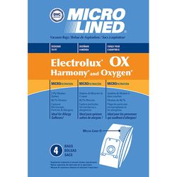 DVC Micro Lined Vacuum Bag 4 pk Electrolux OX