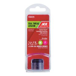 Ace Dual Thread 15/16 in.- 27M x 55/64 in.-27F Oil-Rubbed Bronze Aerator Adapter
