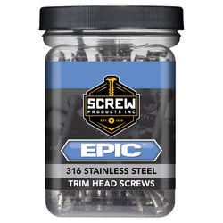 Screw Products EPIC No. 9 X 2.5 in. L Star Trim Screws 1 lb 92 pk