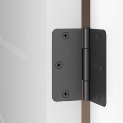 National Hardware Squeak Guard 3.5 in. L Matte Door Hinge 3 pk