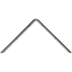 Ace 8 in. H X 1.25 in. W X 8 in. D Steel Inside L Corner Brace