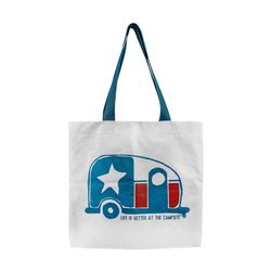 Camco Life is Better at the Campsite Multicolored Collapsible Tote