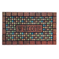 Southern Oaks 18 in. W X 30 in. L Multi-Color Terra Cotta Plastic Door Mat