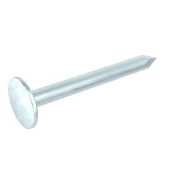 Grip-Rite 1-1/4 in. Roofing Electro-Galvanized Steel Nail Flat Head 5 lb