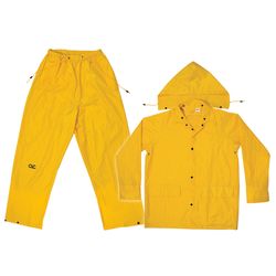 CLC Climate Gear Yellow Polyester Rain Suit L 0.18 mm