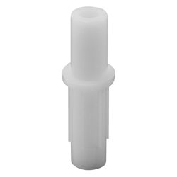 Prime-Line 3/8 in. D White Plastic Bi-fold Door Pivot 4 pc