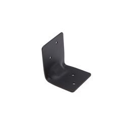Fortress Building Products Evolution Black Steel Angle Bracket 1.5 in. L