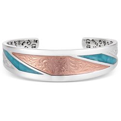 Montana Silversmiths Women's Tulsa Time Cuff Bracelet