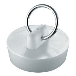 PlumbCraft 1-1/4 in. White Rubber Sink Stopper