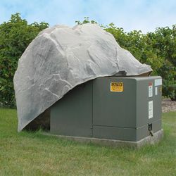 DekoRRa Products Gray Polyethylene 41 in. H X 60 in. L X 48 in. W Artificial Landscape Enclosure Out