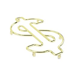 Spectrum Gold Steel Dollar Sign Trivet